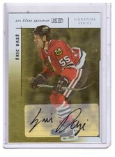 Eric Daze 2003-04 ITG Used Signature Series Autograph Gold Card #A-ED