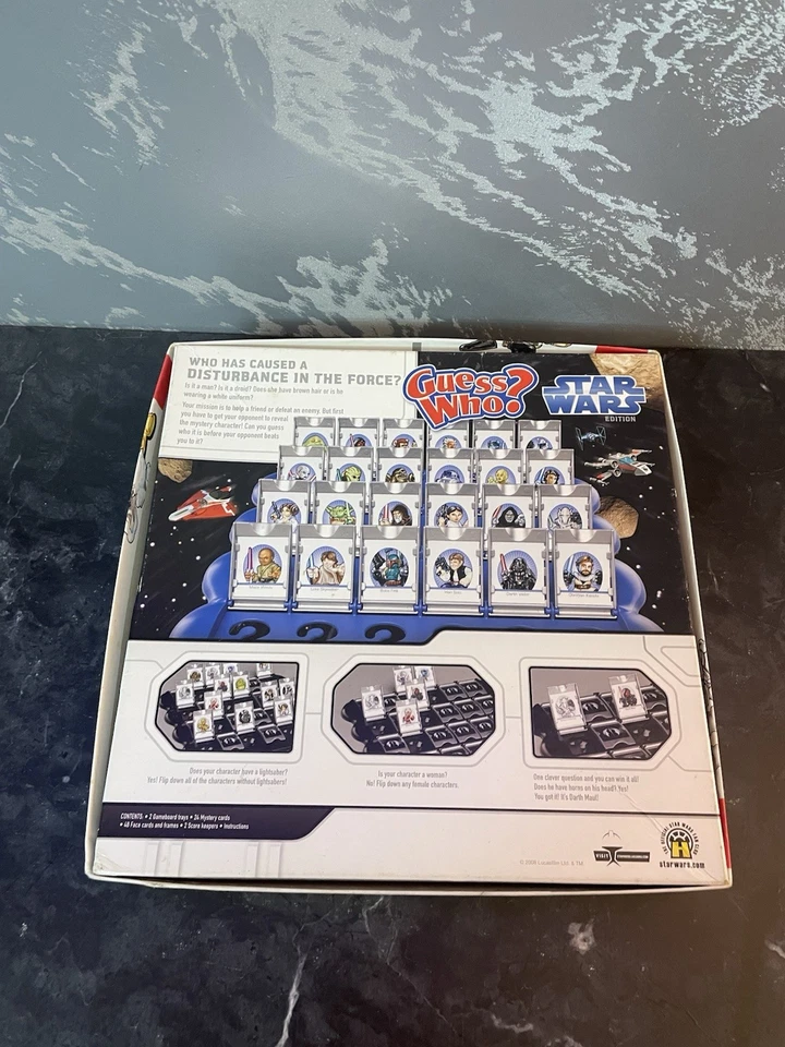Guess Who Star Wars Edition Board Game MB Games 2008 Complete & GC - Image 4 of 4