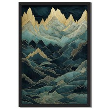 Abstract Mountain Landscape Wall Art Canvas Oil Paintings Reproduction