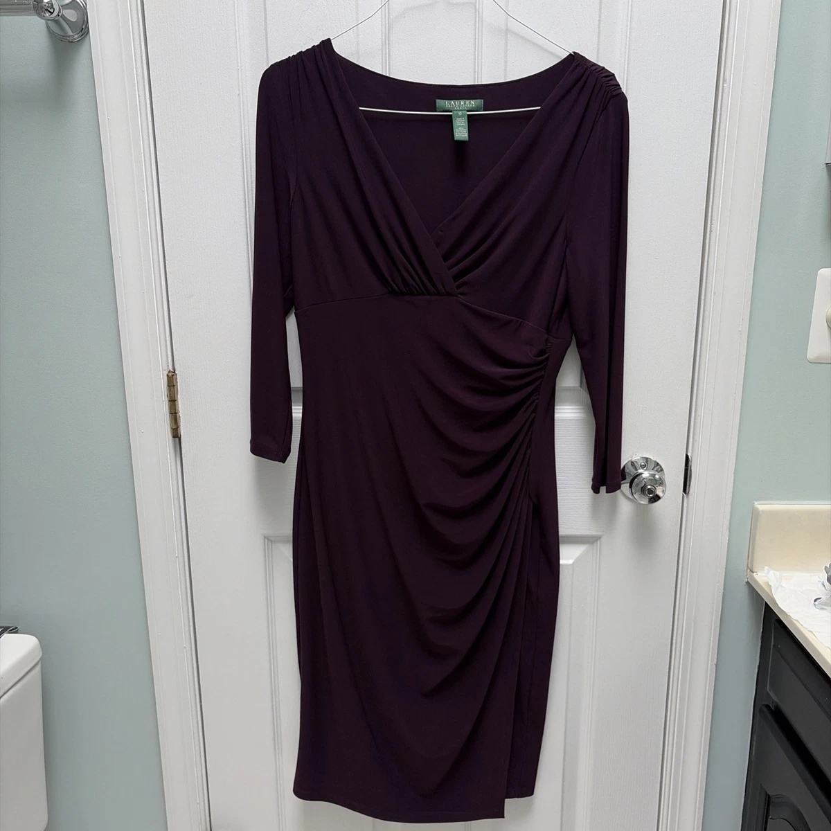 ralph lauren evening dresses ebay Lauren Ralph Lauren Women's Sequined Floral Dress - Navy