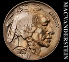 1938-D Buffalo Nickel - Choice Gem Brilliant Uncirculated++++  Lustrous  #K4506