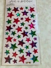 STICKABILITIES THE PAPER STUDIO EPOXY MULTI-COLOR/SIZES  STARS 43 PCS