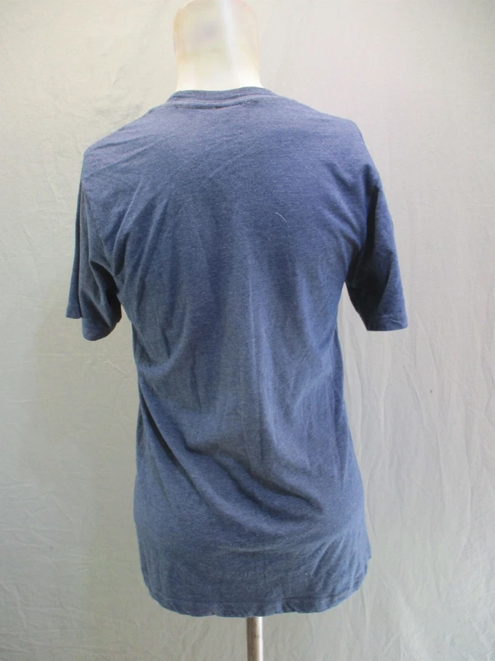 Camiseta deportiva Volcom talla S/M para mujer azul cuello redondo elástica manga corta 672 Foto 4 de 4