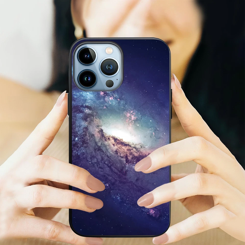 Phone Case Space Soft Silicone Cover For iPhone 11 12 Pro 13 14 Plus 15 Pro Max
