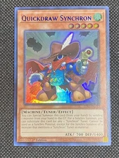 YuGiOh! - Quickdraw Synchron LDS3-EN117 Ultra Rare (BLUE) 1st Edition Near Mint