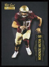 2022 Wild Card Matte McKenzie Milton #MB-84 FOOTBALL Florida  Seminoles Black