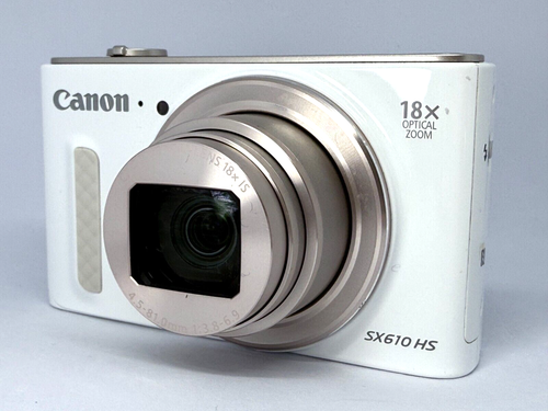 Canon PowerShot SX610 HS White Digital Camera Tested Near Mint Made In Japan - Picture 6 of 18