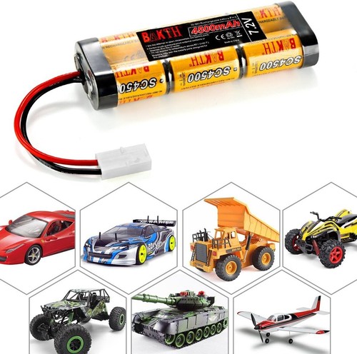 RC Akku NiMH 7.2V 4500mAh, RC Modellbau, Flugzeug, Autos, Tamiya, Traxxas - Bild 7 von 9