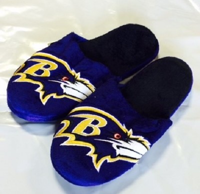 Baltimore Ravens Big Logo SLIDE SLIPPERS New
