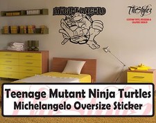 Teenage Mutant Ninja Turtles Michelangelo Wall Vinyl Sticker