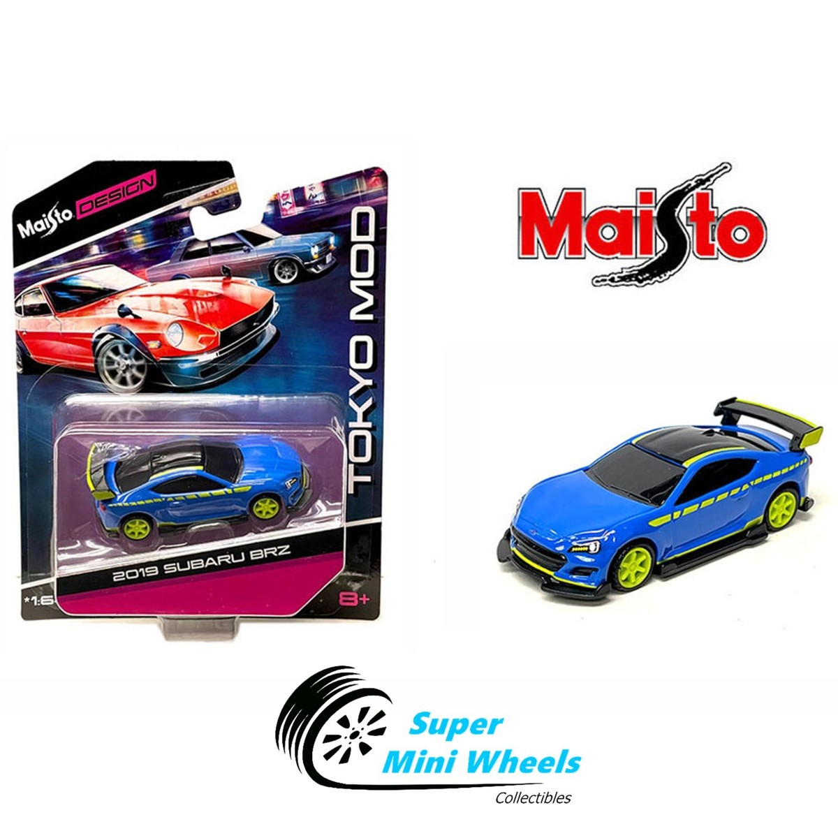 Maisto 1:64 Tokyo Mod 2019 Subaru BRZ – Blue | eBay