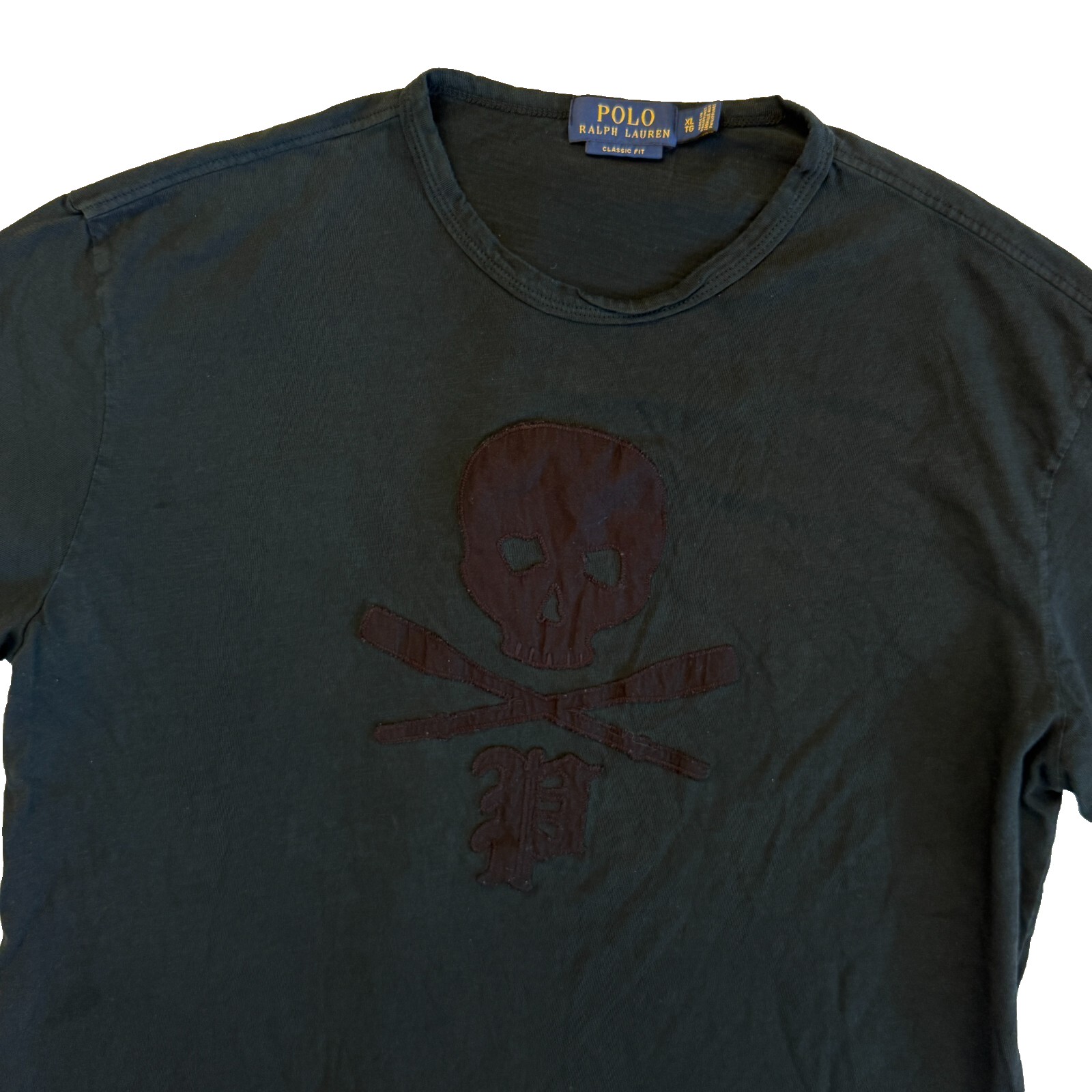 FILA POLO RALPH LAUREN TESCHIO REMI INCROCIATI T SHIRT UOMO XL VESTIBILITÀ CLASSICA PUNTO SINGOLO