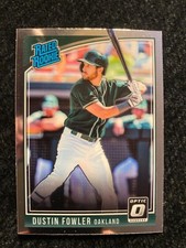 2018 Donruss Optic Rated Rookie #50 A’s Dustin Fowler Baseball Card