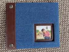 K and Company Scrapbook Photo Album 10 x 10 Blue Denim