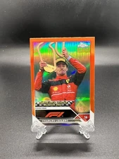 2023 Topps Chrome Formula 1 F1 Charles Leclerc Orange 11/25 #154
