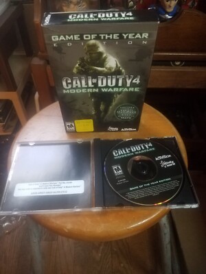 PC GAME. CALL OF DUTY 4 MODERN WARFARE. W/BOX | eBay