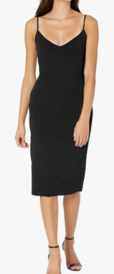 knee length dresses for ladies High-Low Ruffled Hem Midi Cami Dress main image 1
