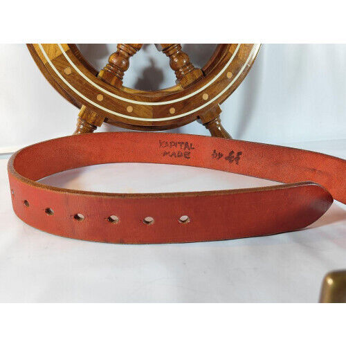 KAPITAL Leather Belt Extra thick genuine leather/gold brass KAPITAL Leather Belt Extra thick genuine leather/gold brass
