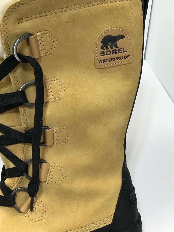Botas altas Sorel TIVOLI™ IV para mujer talla 9,5 gamuza curry altas con cordones $170 Foto 3 de 4
