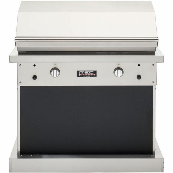 TEC Patio 2 FR Infrared Natural Gas Grill on Black Pedestal for sale