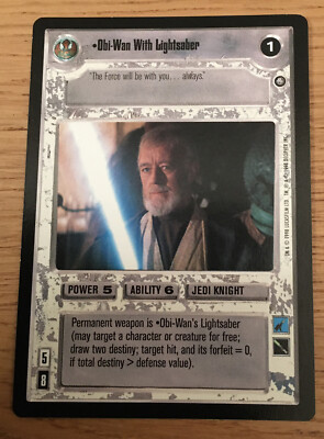 star wars decipher ccg card values