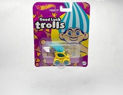 Good Luck Trolls - DreamWorks - Character Cars - Hot Wheels - HDL71-4B10
