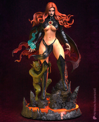 Madylene Pryor Goblin Queen resin scale model kit unpainted 3d print