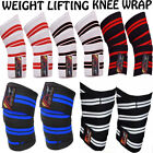 <!--F#f_0--> WEIGHT LIFTING STRAPS HEAVY DUTY KNEE WRAPS WEIGHT LIFTING/BODYBUILDING GYM <!--F/-->