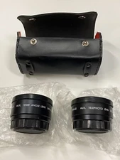 Lenmar Aux Telephoto & Wide Angle Lenses Distance To Object 2M with Case Japan