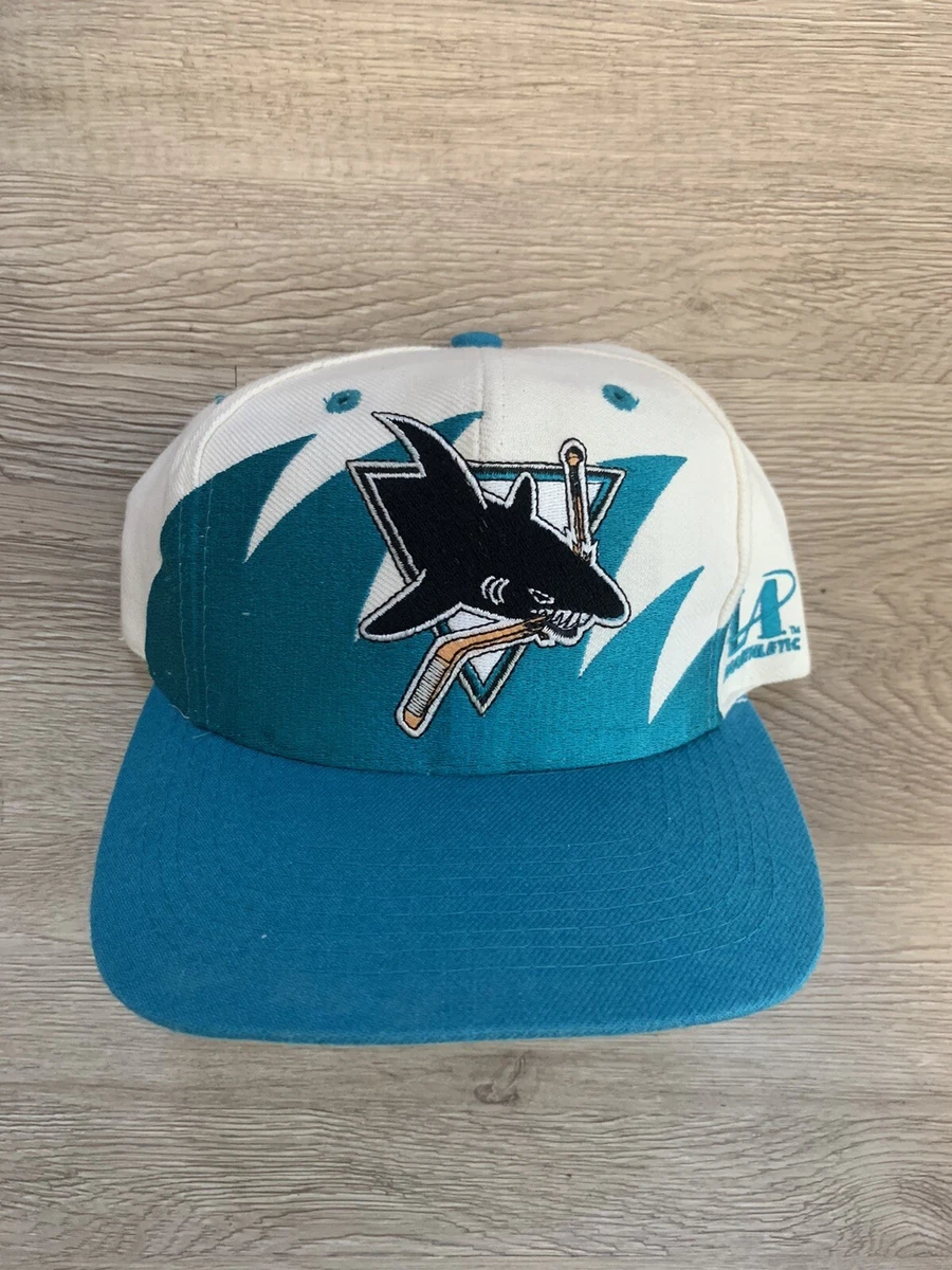 Vintage Snapback Snap Back Hat San Jose Sharks Starter Underscore