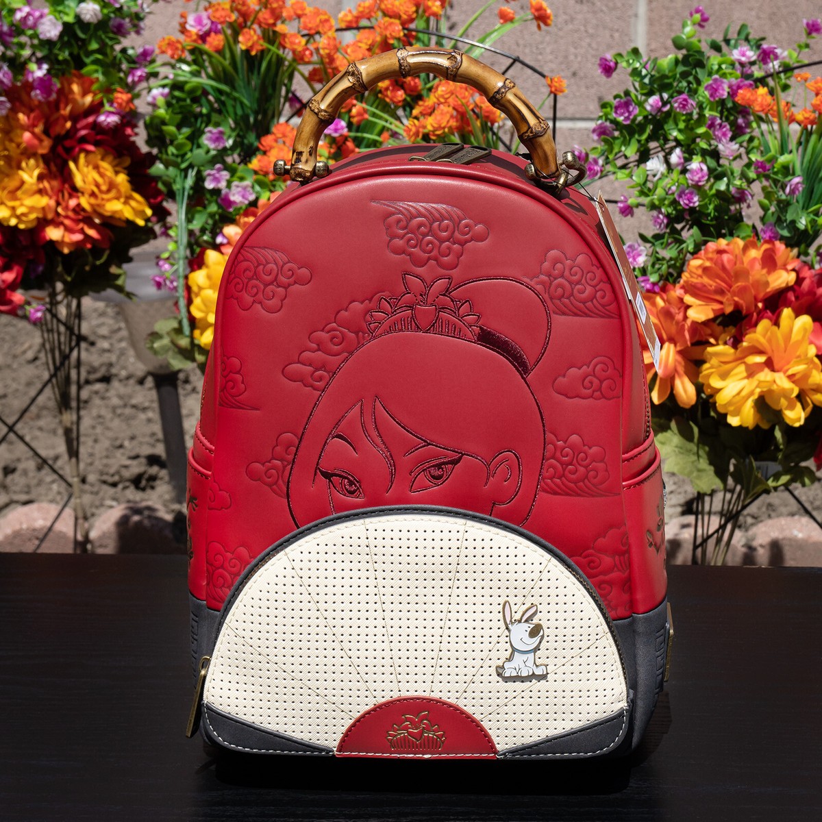 NWT Loungefly Disney Princess Mulan Pin Collector Mini Backpack