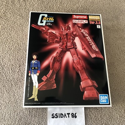 Supreme x Gundam MG 1/100 RX-78-2 Ver 3.0 Brand New | eBay