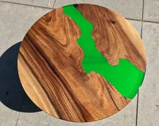24" Epoxy Table Top Resin / Center Table Top / coffee Table Top