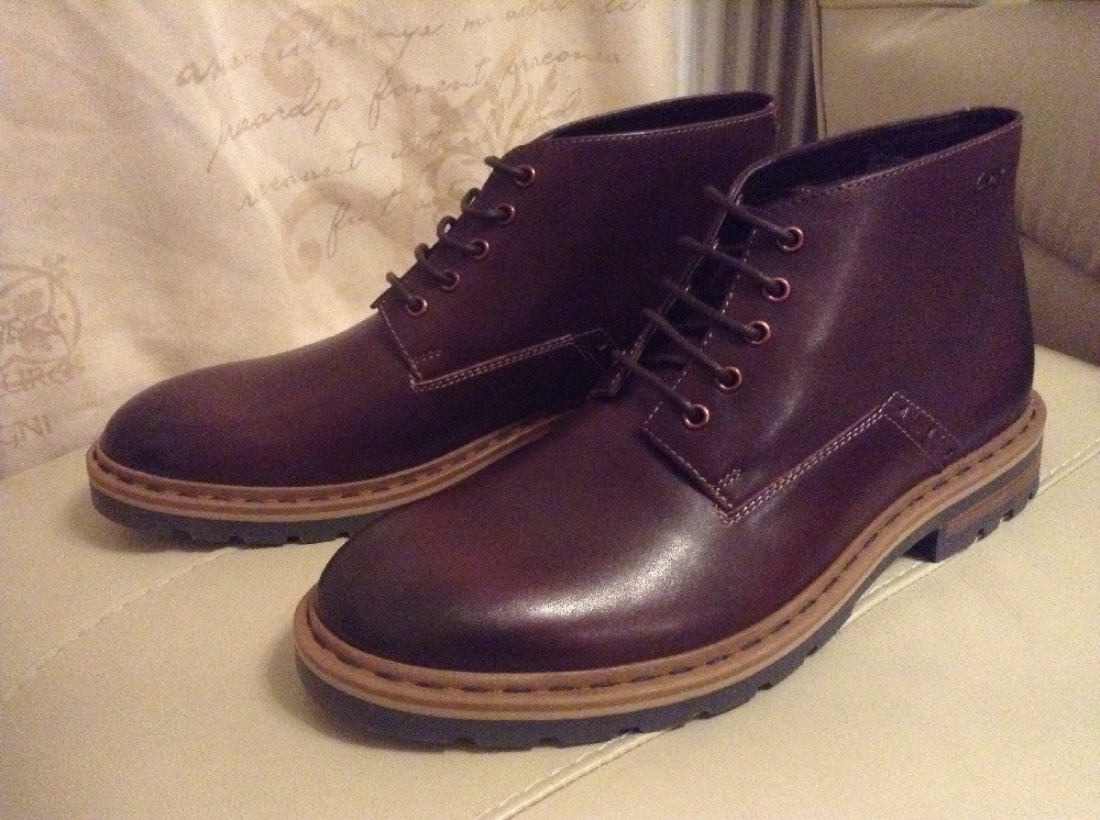 Nuevo Clarks DARGO lo Premium Cuero Castaño ricos botas Ortholite SAMPL Nuevo Clarks DARGO lo Premium Cuero Castaño ricos botas Ortholite SAMPL