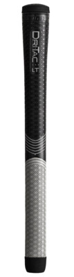 Winn Dri-Tac LT (Less Taper) Black Gray Oversize Golf Grip 7LTDT-BKG