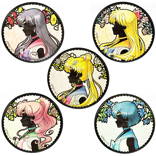 Anime Sailor Moon Crystal Hair Accessories set of 5 / Stained