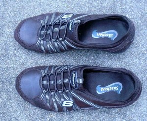 zapatillas skechers mujer marron