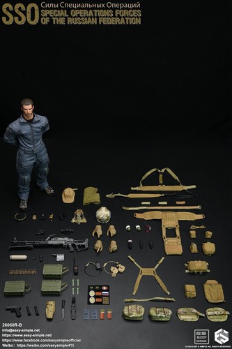 1/6 EASY&SIMPLE 26060RB russische Spezialeinheiten (SSO) Figur - Bild 2 von 21
