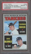 1970 Topps Thurman Munson PSA 8