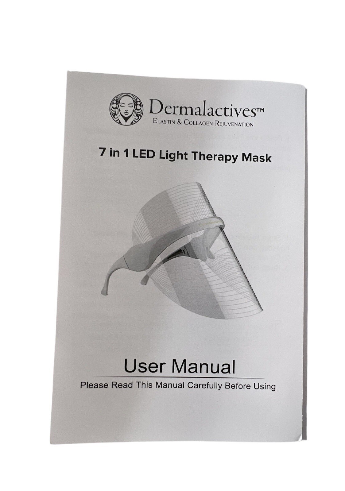 Dermalactives 7 in 1 LED Light Therapy Mask Skin Rejuvenation eBay