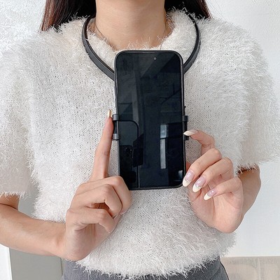 Neck Holder Phone Stand For IPhone Xiaomi Outdoor Vlog Recording Selfie Bracket