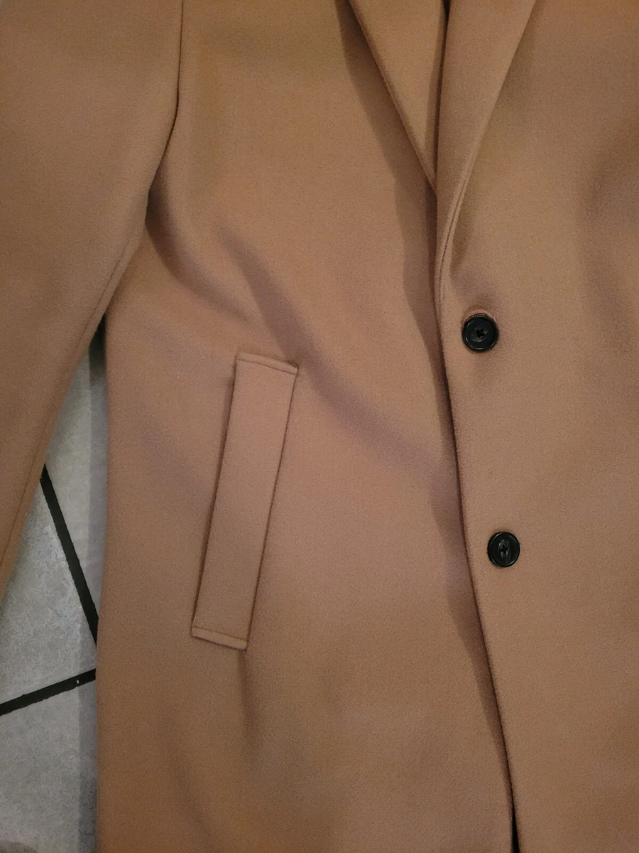 ZARA 4 Way Stretch Long Coat Size MEN S SMALL