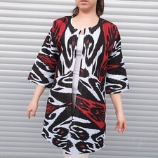 Organic Ikat Robe from Uzbekistan - Pure, Simple and Sophisticated
