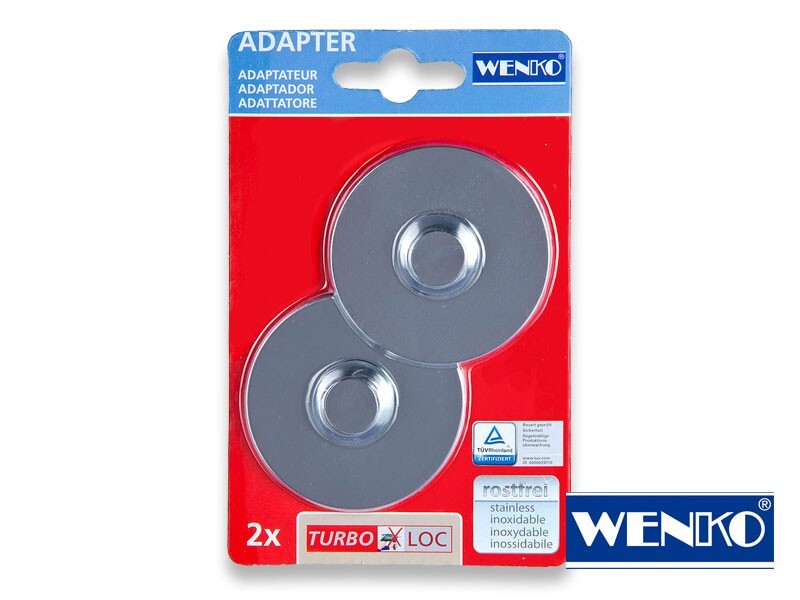 Wenko 20646100 - Adattatore per Turbo-Loc Premium/Classic, montaggio (S0u)