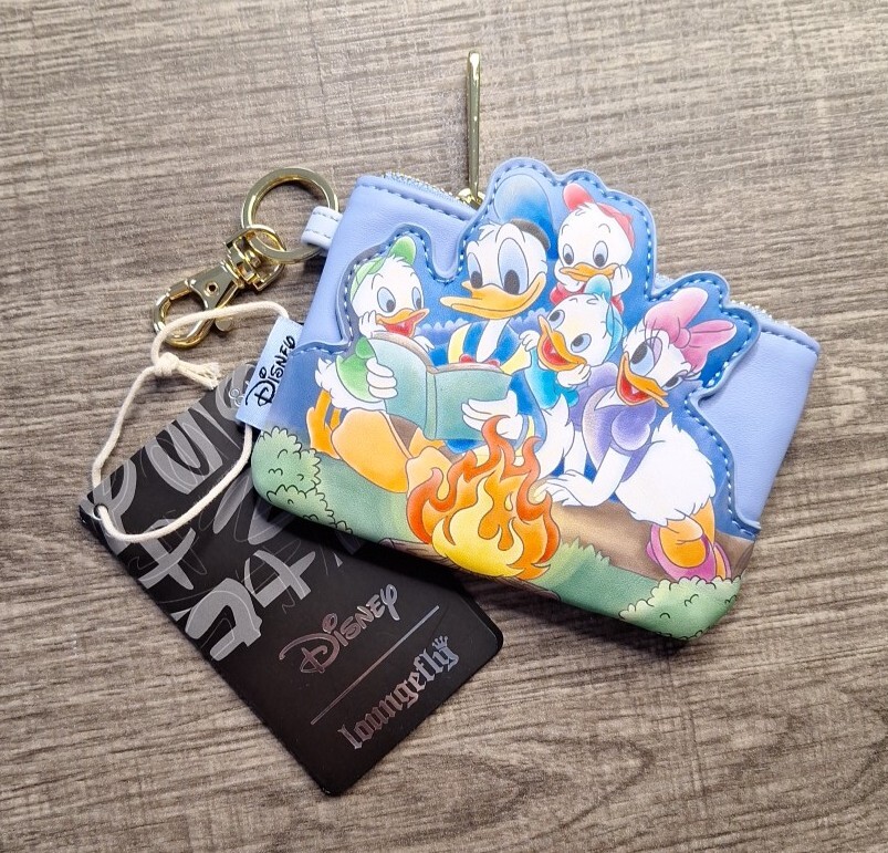 Loungefly Donald and Daisy Family Campfire Mini Backpack & matching Coin Purse 30614866_hi main image 4