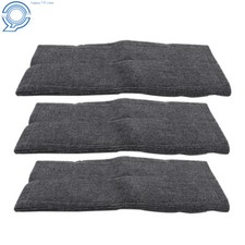 3 pcs RV Step Covers Gray Wrap Around Camper RV Step Rug Carpet 22" Width