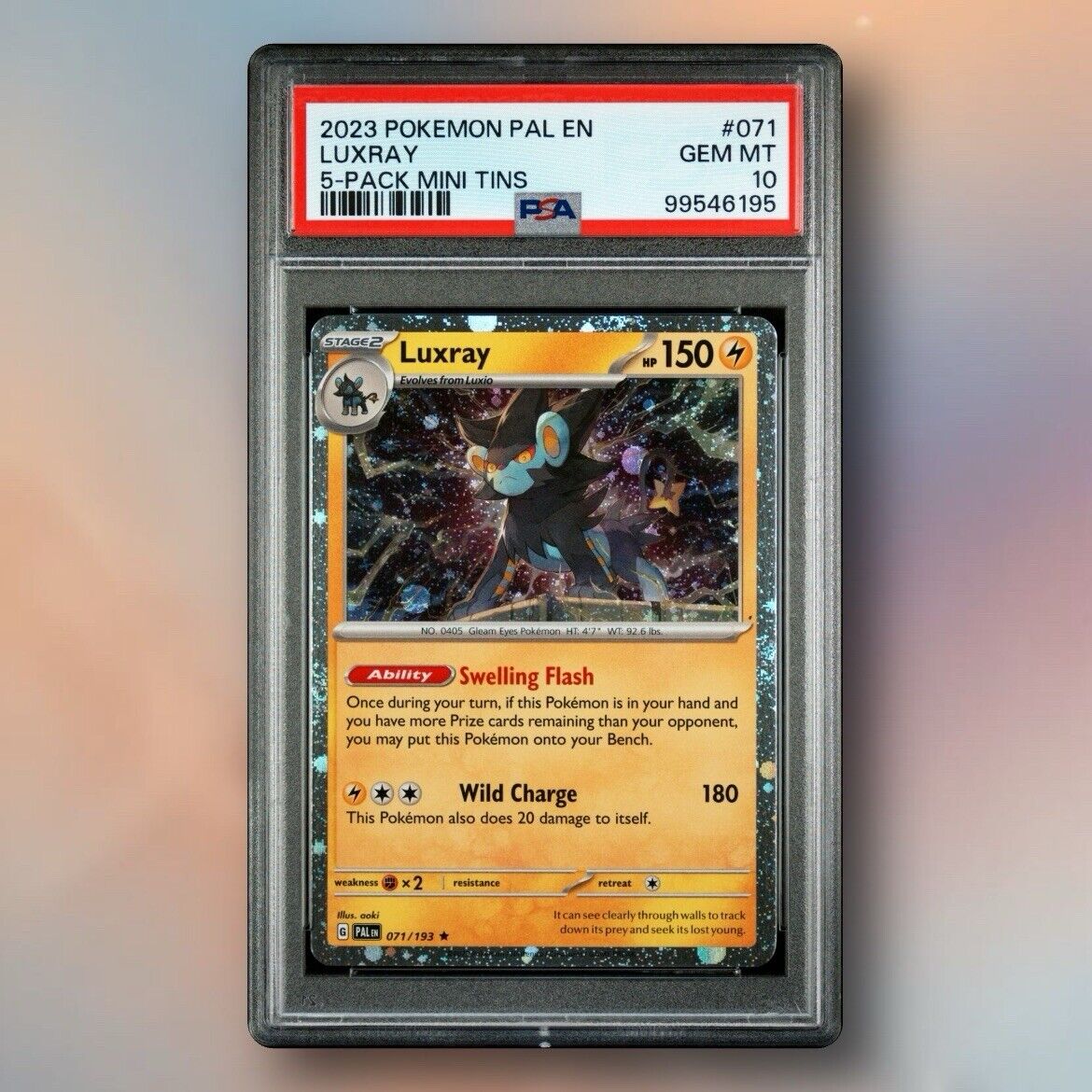 Luxray - PSA 10 - Paldea Evolved 071/193 COSMOS Holo Costco Luxray - PSA 10 - Paldea Evolved 071/193 COSMOS Holo Costco