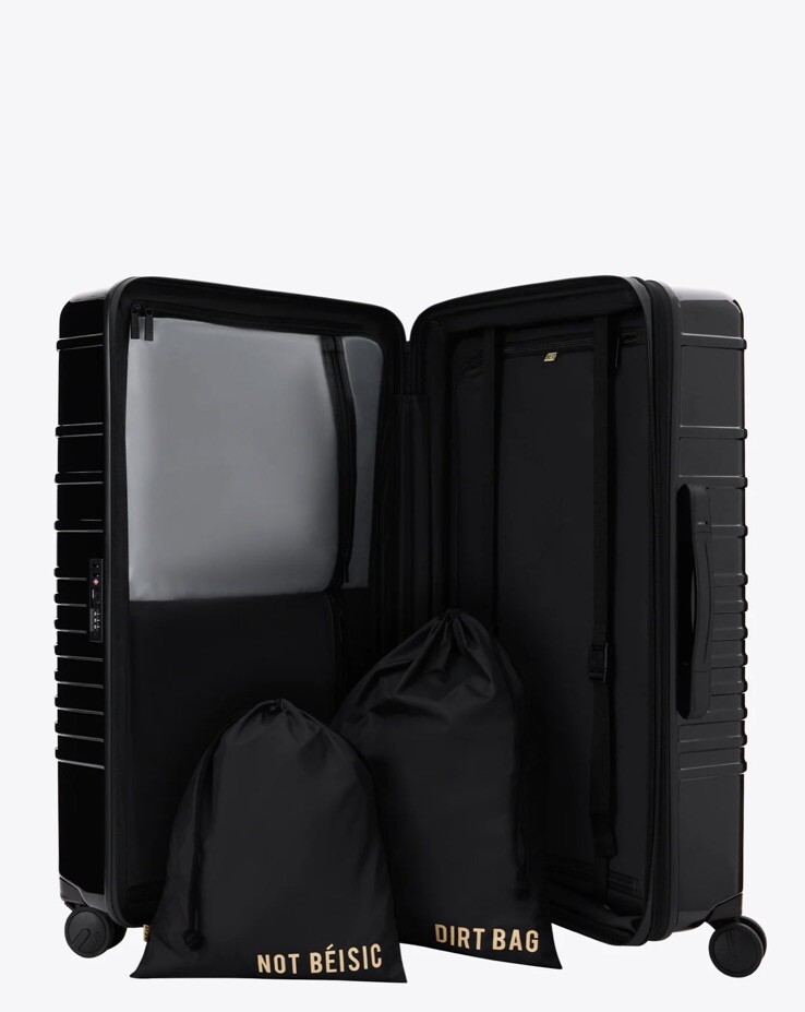NWT Beis Large Check-In & Carry On Roller 2pc Luggage Suitcase Set