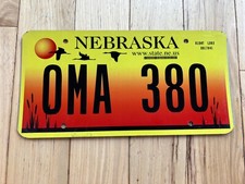 2005 Flat Nebraska License Plate