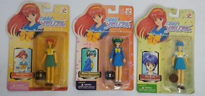 Tokimeki Memorial Figure lot of 3 Yumi Saotome Miharu Tatebayashi